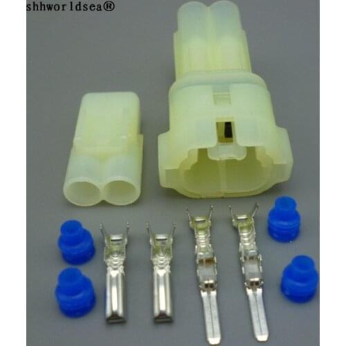 Shhworldsea 2 Pin/Way HM090 Waterproof Male And Female Auto Connector Plug 6180-2451 6187-2801