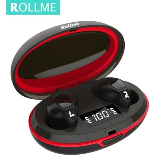 2020 Rollme T05 Bluetooth V5.0 Touch operate Headset TWS True Wireless Binaural HD Stereo Earbuds For Huawei Xiaomi iPhone Phone