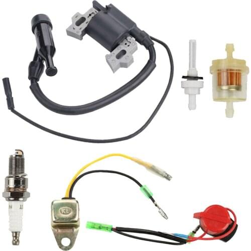 Magneto For Honda GX200 GX120 GX110 GX140 GX160 5.5HP 6.5HP Parts Spark Plug Ignition coil kit Low Oil Sensor Alert