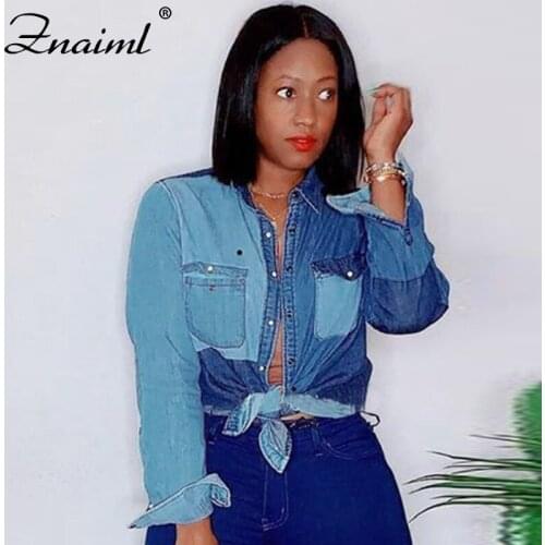 Блузки на пуговицах Znaiml China At AliExpress