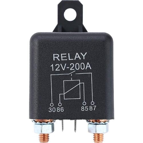 1pc Ca Battery Cut-off Relay 12V 200A Peak Load Battery Cut-off Relay For AutoTruck Caravan Parts