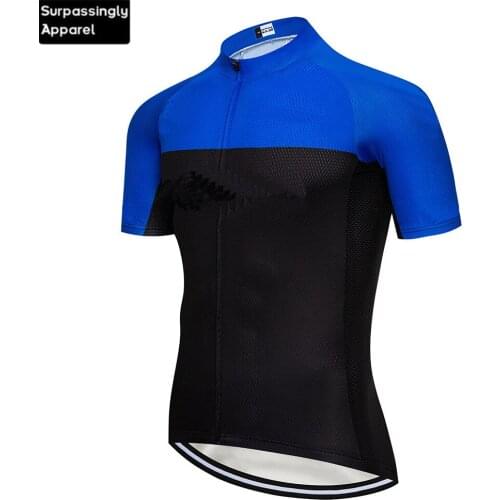 2019 Pro Team Blue Custom 6XL Cycling Jersey Summer Mens Mtb Bike Ropa Ciclismo Cycling Clothing Bicycle Clothes Sportswear