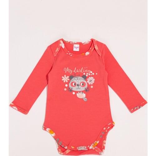 Batik Bodysuit With Long Sleeves For Babies