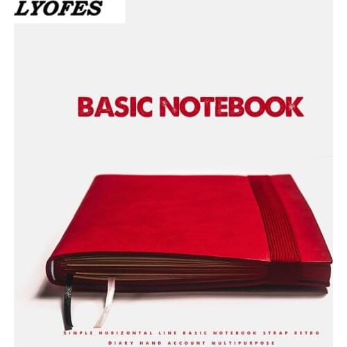 Retro Soft PU Cover A5 A6 Grid Bullet Dotted Notebooks Diary Journals Thick Agenda Planner School Office Stationery Supplies