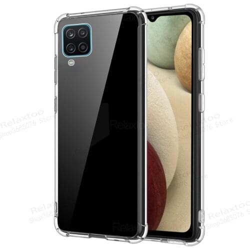 Case For Samsung Galaxy A12 TPU Silicone Clear Bumper Soft Case For Samsung A12 a 12 Transparent Phone Back Cover