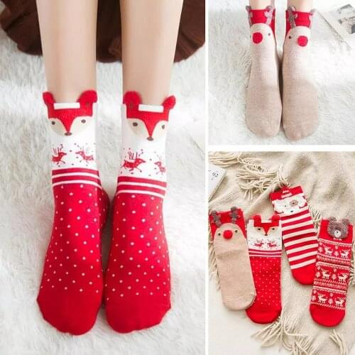 Cotton Christmas Socks Christmas Decorations for Home Xmas Gifts Christmas Decoration Navidad 2021 Noel Decor Natal New Year