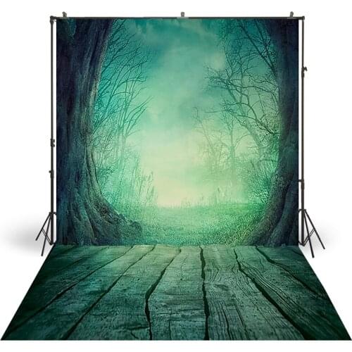 HUAYI Photography Backdrop Newborns Baby Child Photo Booth Background Fantasy Deep Forest Birthday Party Decor Photodrops D-9389