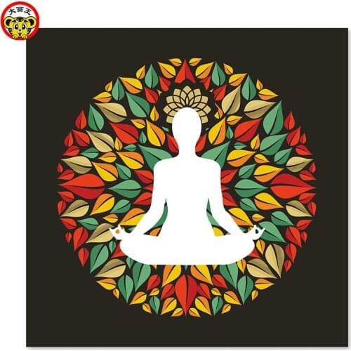 Painting by numbers art paint by number diy oil Wugong practice Yoga, immortality, longevity, gift decoration, practice room