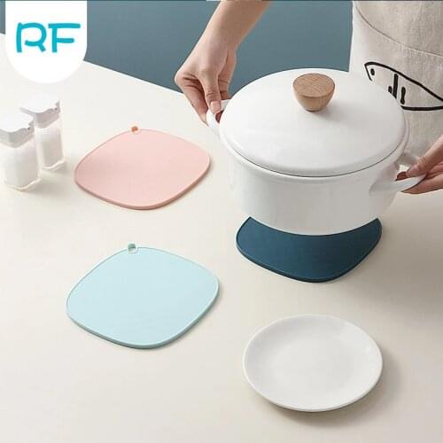 Round heat-resistant silicone mat table mat drink coaster table placemat creative coffee cup mat heat-resistant anti-slip mat