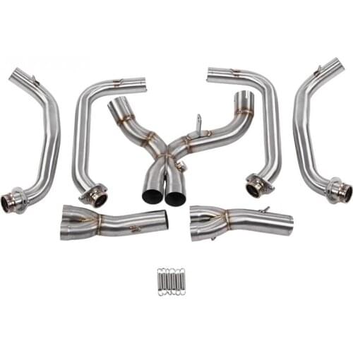 Motorcycle Modification Exhaust Vent Front Pipe Link Connect for KAWASAKI Z1000 2010-2018