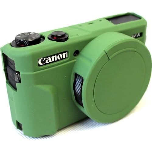 Soft Silicone Rubber Camera Protective Cover Case Skin For Canon G7XII G7X Mark II G7X ii Silicone Camera Bag Lens Bag Neoprene