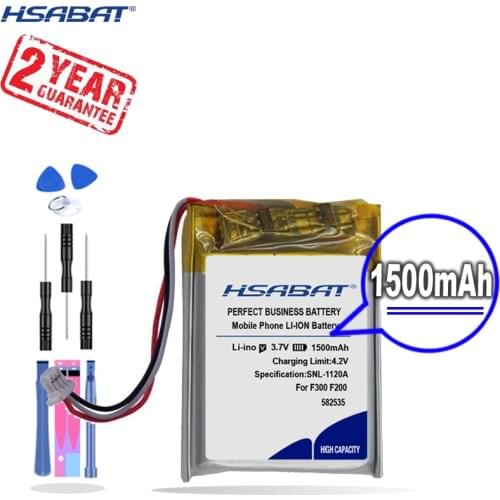 New Arrival [ HSABAT ] 1500mAh 582535 SP5 Replacement Battery for dvr navigation video recorder DVR cubex v50 hp f550g