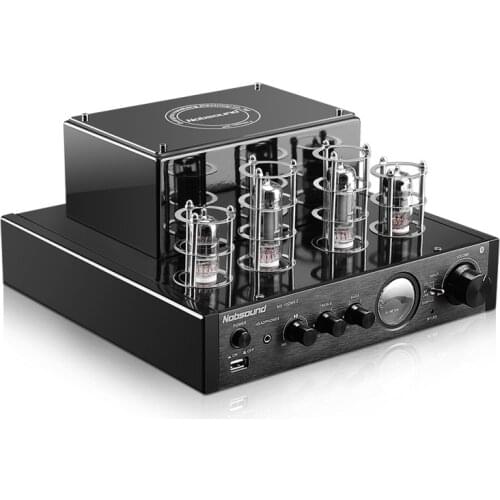 NEW Nobsound MS-10D MKII HiFi 2.0 tube amplifier Vacuum Tube Amplifier Support Bluetooth USB optical Coaxial Bass input 25W*2