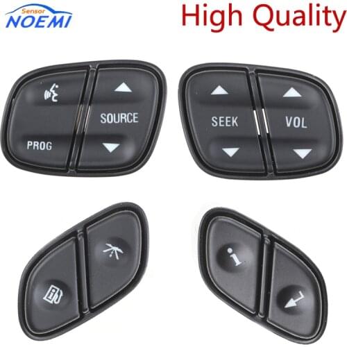 YAOPEI seek and Volume Radio Control Switch For Chevrolet Silverado 2003-2007 For GMC Sierra 21997738 21997739 1999442 1999443