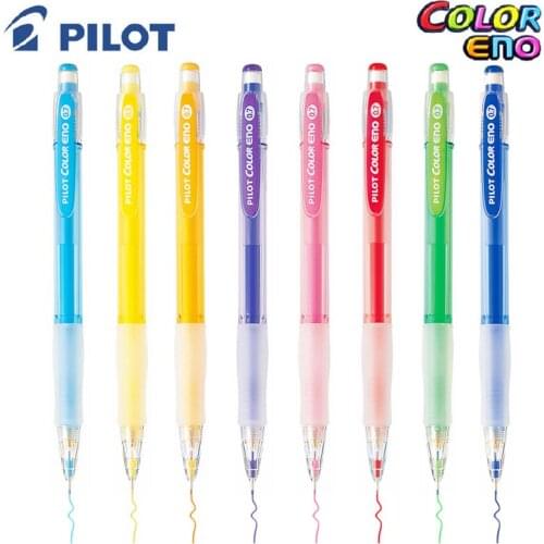 Pilot HCR-197 Mechanical Colored Pencils 0.7mm Pressable Pencils 7 Colors Drawing Coloring Painting Writing School Stationery