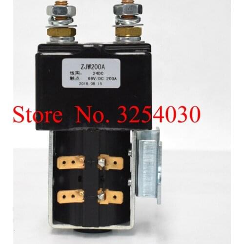 Liftstar CBD20-460 Electric Forklift Using Made In China 24V 200A DC Contactor ZJW200A Replacing Albright Contactor SW180B-751