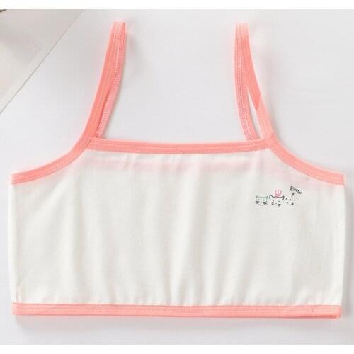 Developmental girls and children camisole cotton bra female students girls 7 to 15 years old training bra