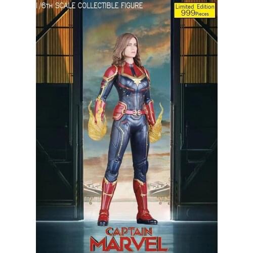 Captain Marvel Limited Edition Statue PVC Action Figure Collectible Model Toy