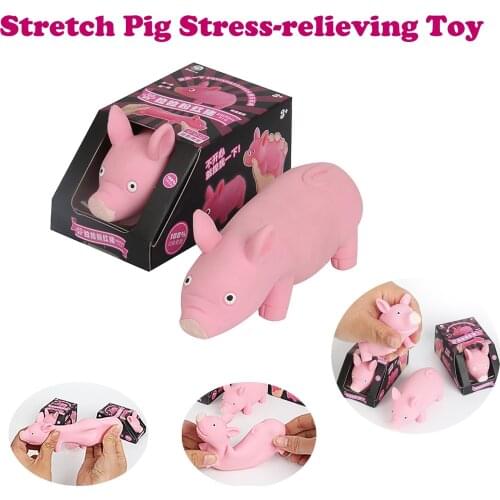 Top Fidget Toys Cute Pig Decompression Toy Stretch Pinch Restores Pig Toy Relievestress Toy Animal Toys Stress Relief Toys