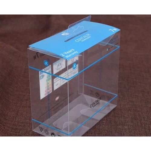 UV CMYK Printing clear food packaging boxes Factory custom print logo plastic transparent pvc boxes ---DH40102