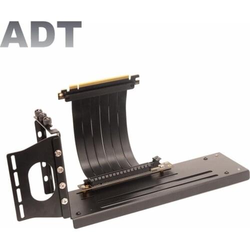 Riser Long PCI-E x16 Graphics Video Card to 3.0 GPU Vertical Bracket Fixed Combination DIY Full Speed Extension Cable for ATX