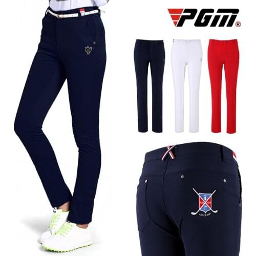Ladies Golf Tennis Slim Thin Pant Women High Quality Trousers High Elastic Sportwear Breathable Slim Long Pants A7022