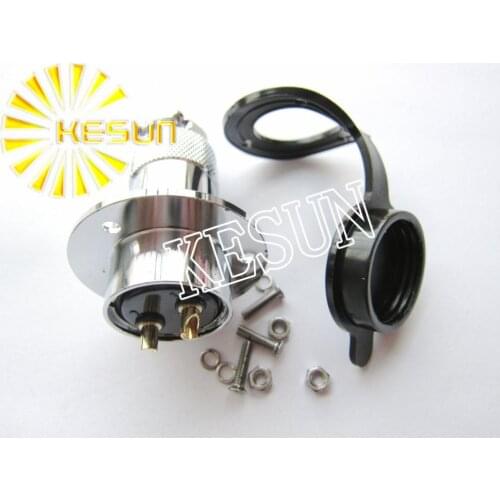 10pair GX25-2 GX25 2Pin With Flange Male & Female 25mm Wire Panel Connector M25 circular connector Socket Plug