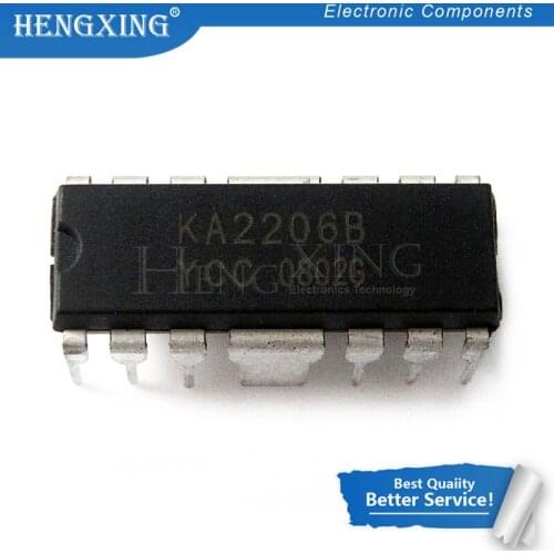 10pcs/lot KA2206B KA2206 DIP-12 In Stock