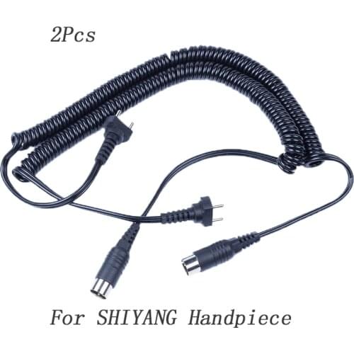 2pcs Handpiece Micromotor Cord Spiral rope for ELECTRIC Marathon SHIYANG