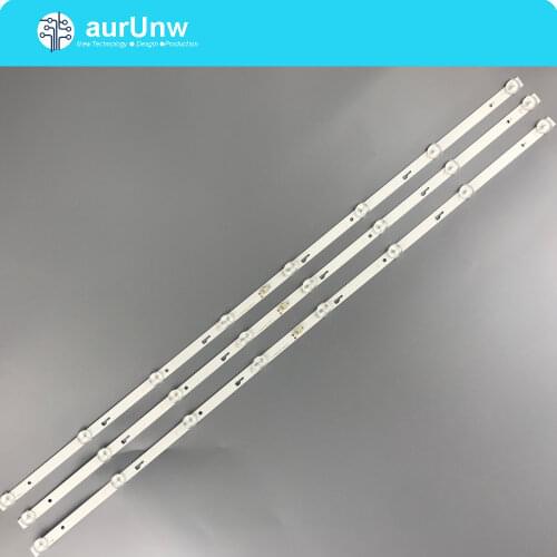 3PCS 755mm LED Backlight 8lamps JL.D43081330-140FS-M E469119 For 8 43L1600C 43L2600C 43L26CMC L43E9600 43U1600C 39pfg4109