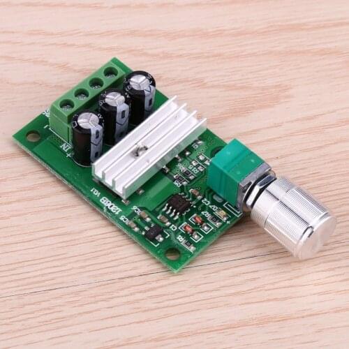 6V-28V 3A PWM DC Motor Speed Controller Switch Function 1206B w/ Case Adjustable Speed Control
