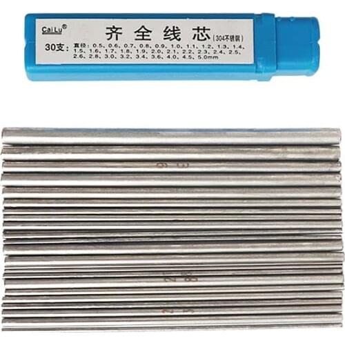 Berkem 30pcs Solid Necklace coil rod coil rod making core, coil rod hollow coil forming rod