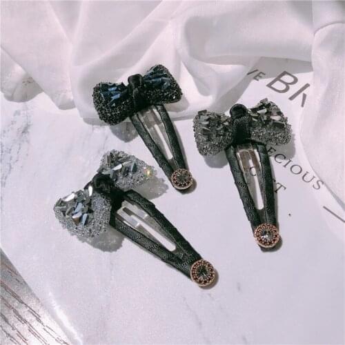 Glittering rhinestone Hairpins Headwear for Women Girls fashion Hair Clips Barrette Tools hair Accessories Hair Ornaments