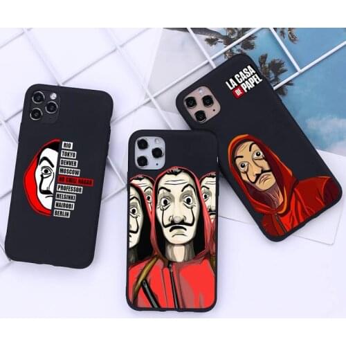 Spain TV La Casa de papel Phone Case for iphone 12 pro max mini 11 pro XS MAX 8 7 6 6S Plus X 5S SE 2020 XR case