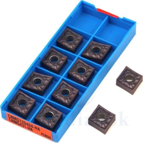 CNMG120404 HA PC9030 CNC high quality external turning tool CNMG120408 HA PC9030 hard alloy blade turning tool turning blade