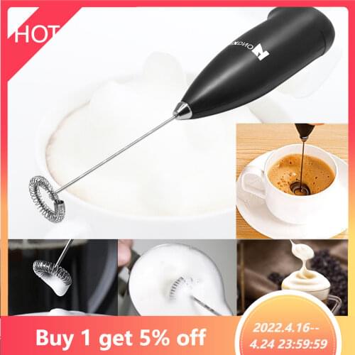 Electric Milk Frother Handheld Coffee Frother Foamer Mixer Stirrer Egg Beater Mini Milk Coffee Egg Stirring Tool Kitchen Gadget