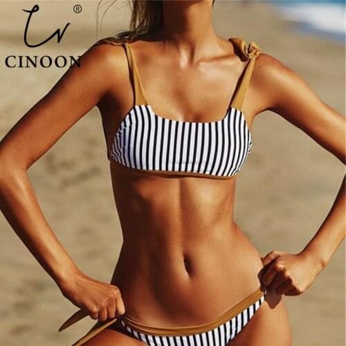 CINOON sexy brazilian bikini printing swimsuit plavky cheap swimwear women 2021 bathing suit brazilian maillot de bain femme