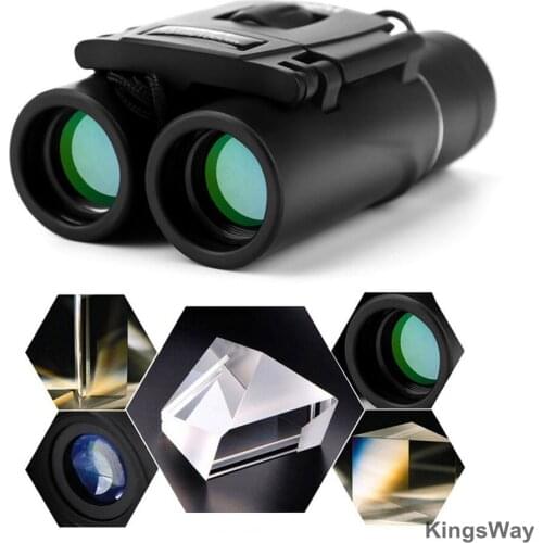 Mini 40x22 HD Binoculars 2000M Long Range Folding Telescope BAK4 FMC Optics For Hunting Sports Camping
