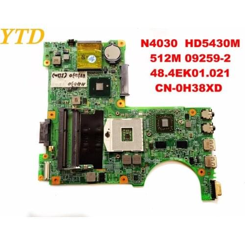 Original for DELL N4030 laptop motherboard N4030 HD5430M 512M 09259-2 48.4EK01.021 CN-0H38XD tested good free shipping