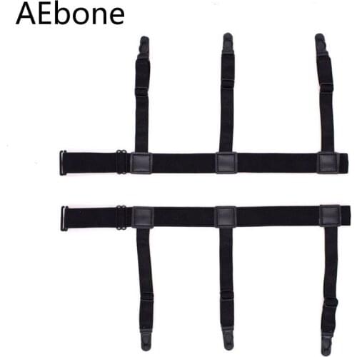 AEbone Shirt Suspenders for Men Shirts Holder Keep Shirt Stays Garter for Uniform Business Military 2pair Sus18