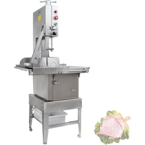 Commercial Meat Saw Band Bone Cutting Machine Electric Bone Saw Machine Kitchen Chicken 220V Fish Meat Bone Cutting Machine