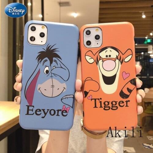 3D Siliconoe Disney iPhone 12 pro Max Case Tigger Eeyore Winnie Piglet Cartoon Smartphones Shell For iPhone 11 Pro zz0523-3