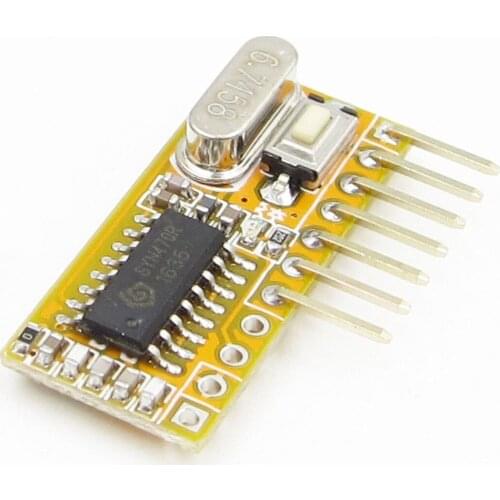1PCS RXC6 315MHZ Superheterodyne Wireless Receiver PT2262 Code Steady for Arduino