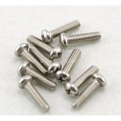 1 piece Metric M3*16mm Stainless steel Cross Recessed Pan Head Screws Fasteners