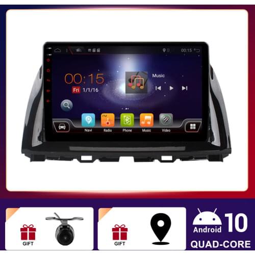 10inch Car Multimedia Player Autoradio For Mazda CX-5 2013-2016 Android 10.0 Quad Core Car Radio Stereo GPS RDS DAB FM AM USB