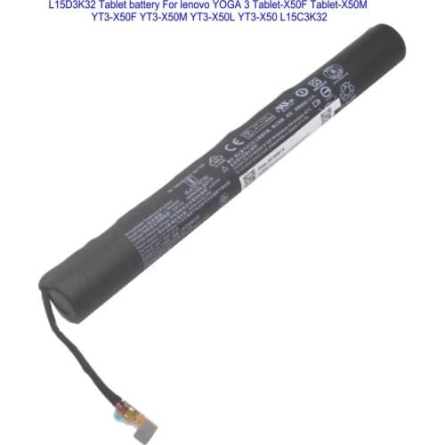 1x 8400mAh L15D3K32 L15C3K32 Tablet battery For Lenovo YOGA 3 Tablet-X50F Tablet-X50M YT3-X50F YT3-X50M YT3-X50L YT3-X50 loptop