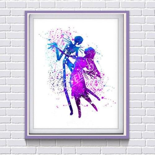 5D DIY Diamond Embroidery Beauty and the Beast Diamond Painting Rhinestone Mosaic Home Decor Round Painting Diamond Mural FG1280