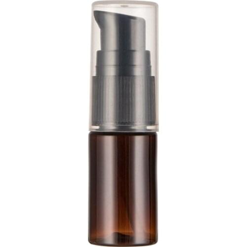 50PCS 10ML Small Cream Pump Plastic Bottles Lotion Cosmetic Packaging Treatment Pump Container Personal Care Sample Bottles