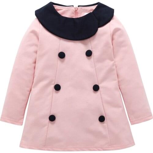 2019 Baby Girls Patchwork Dress children long sleeved clothes kids casual cotton clothing autumn spring princess girls dresses