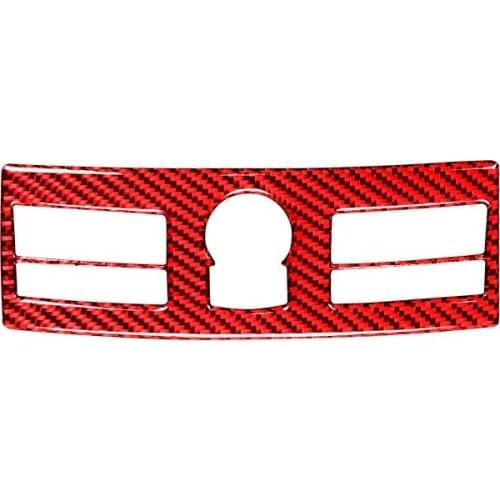 For Nissan 350Z 2006-2009 Carbon Fiber Navigation System Control Frame Panel Sticker Cover Trim